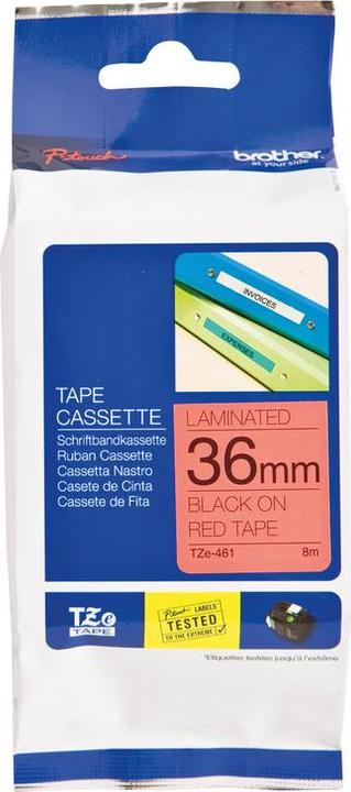 Produktbild Brother P-touch Farbband TZe-461, TZ-Band (3.60 cm, Rot)