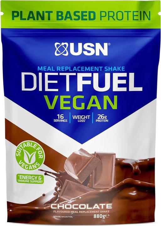 Actual product image USN Diet Fuel Vegan (Chocolate, 1 pcs., 880 g)