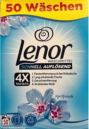 Immagine prodotto Lenor Fresco d'aprile (50 Cicli di lavaggio, Polvere)