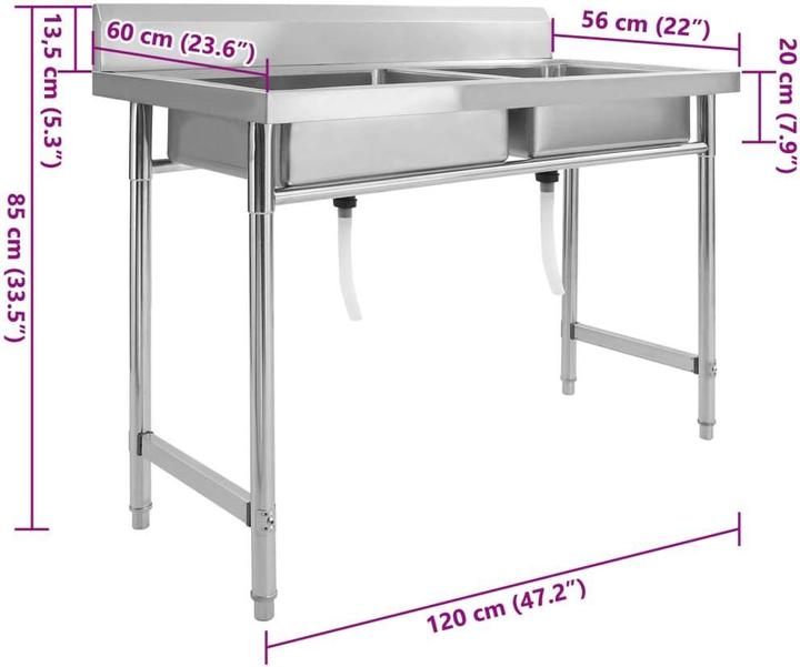 Produktbild VidaXL Thirza (60 cm, 120 cm)