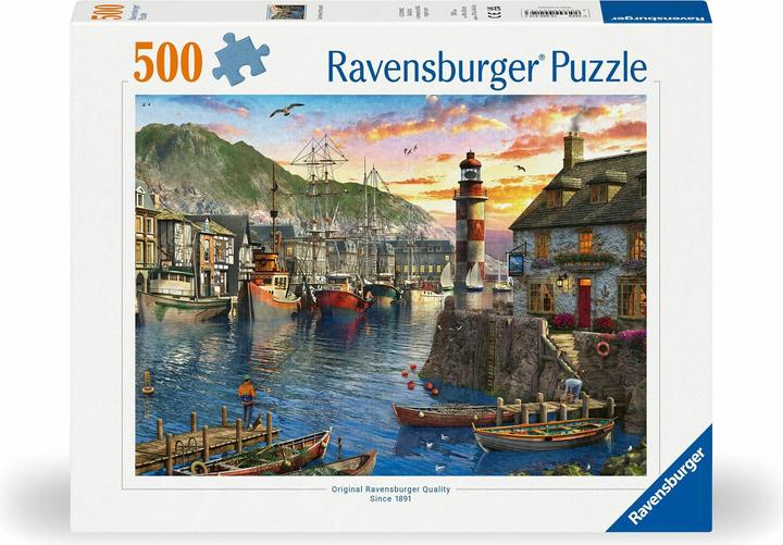 Image du produit Ravensburger Lever du jour au port (500 pièces)