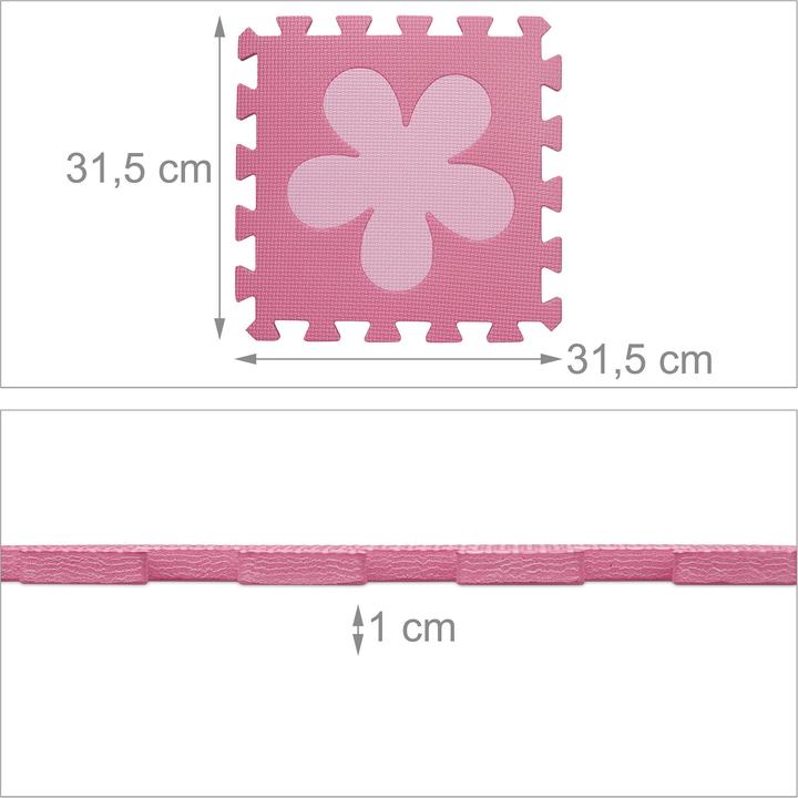 Produktbild Relaxdays Puzzlematte (91.5 x 91.5 x 1 cm)