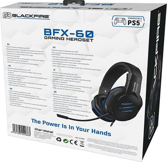Produktbild Ardistel Blackfire BFX-60 Wired Gaming Headset for PS5™ (Also compatible with PS4™, Switch™, Xbox® S