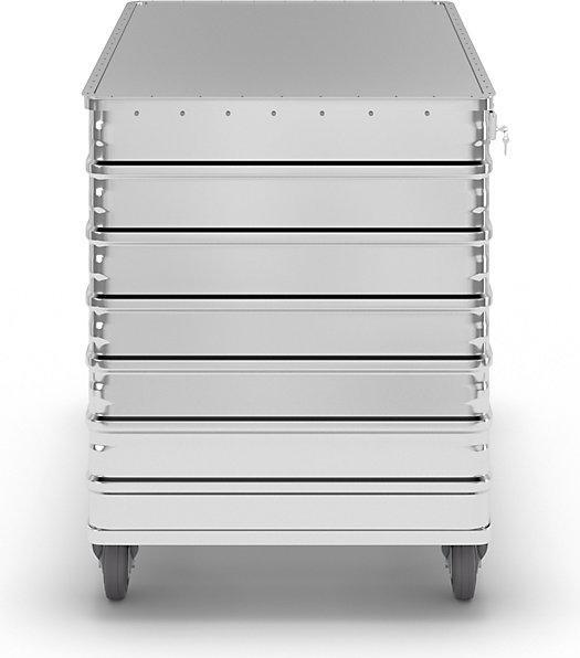Actual product image Gmöhling Aluminum box truck, solid wall (250 kg)