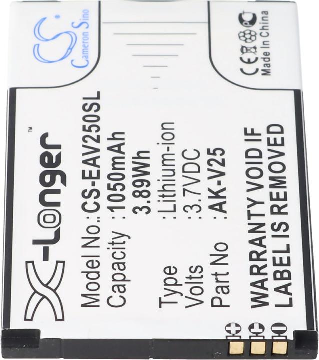 Actual product image Emporia AK-V25 battery, AK-V25 (V2.0), Euphoria, Pure