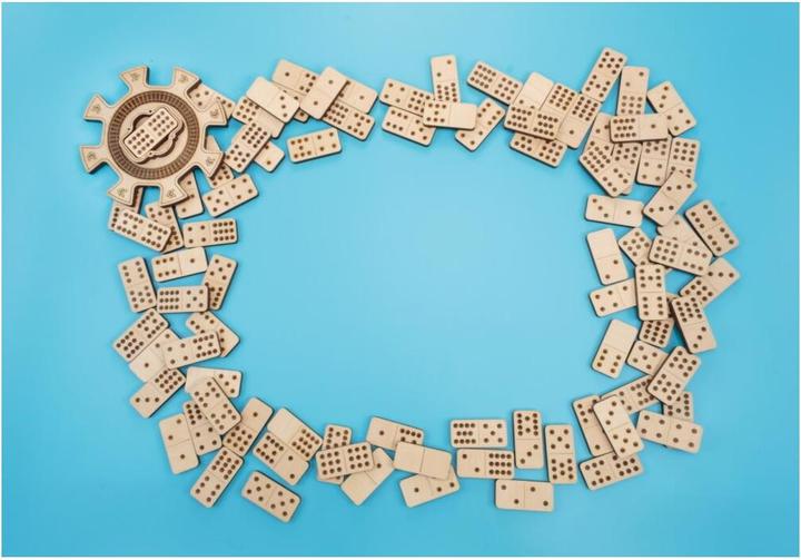 Produktbild Eco Wood Art Mexican Train Domino
