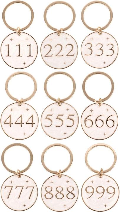 Produktbild Something Different Angel Number Schlüsselanhänger 9erPack