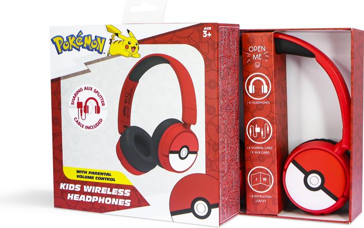 Produktbild OTL Bluetooth Headset w/Perental Control - Pokemon Pokeball (PK1000)