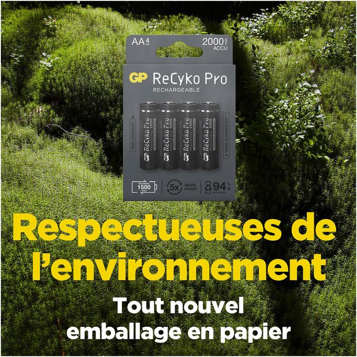 Actual product image GP Batteries ReCyko Pro (4 pcs., AA, 2000 mAh)