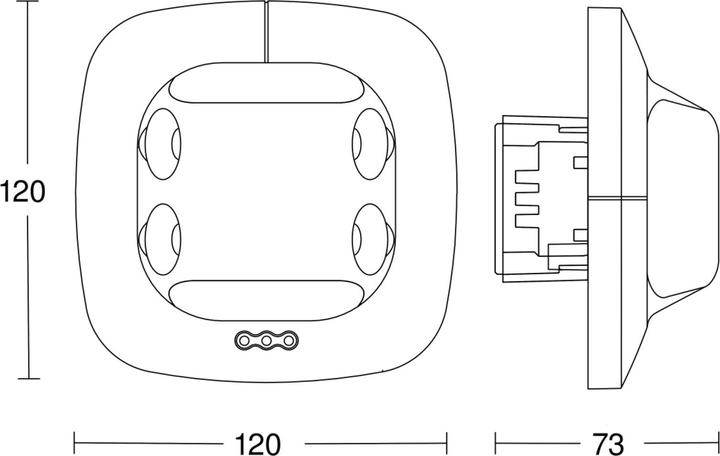 Image du produit Steinel Détecteur de présence Dual US Hallaway (20 m)