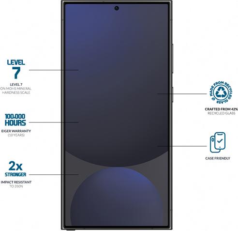 Produktbild Eiger Mountain Glass Clear Edge (1 Stück, Samsung Galaxy S25 Ultra)