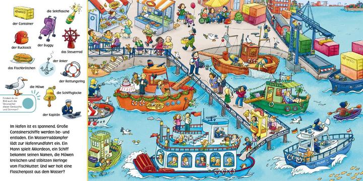 Produktbild Hör mal (Soundbuch): Wimmelbuch: Am Wasser (Deutsch)