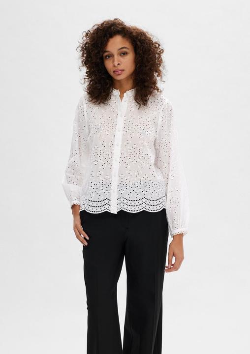 Actual product image Selected Femme Broderie Anglaise Shirt (40)
