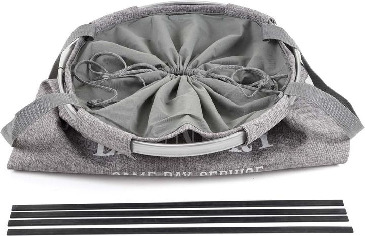 Image du produit Swisshandel24 Collecteur de linge, Laundry Bac à linge Sac à linge Bac à linge avec cordelette, anse 55x39cm (65 l)