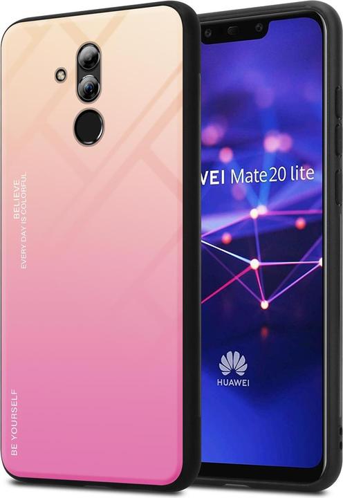 Actual product image Cadorabo TPU 2 colors glass cover (Mate 20 Lite)