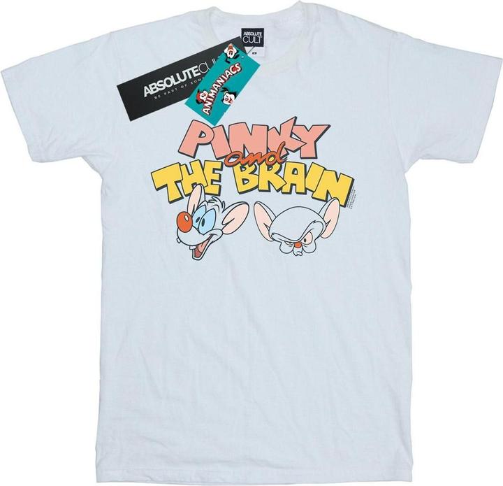 Universal Textiles Pinky And The Brain Heads TShirt (S)