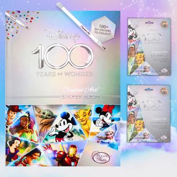 Actual product image Craft Buddy Crystal Art Disney 100 Sticker Album Starter Pack