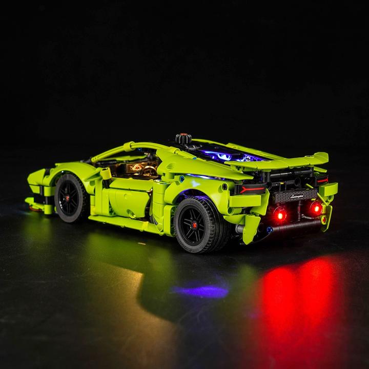 Actual product image BrickBling LED light set for LEGO Lamborghini Huracán Tecnica (42161)