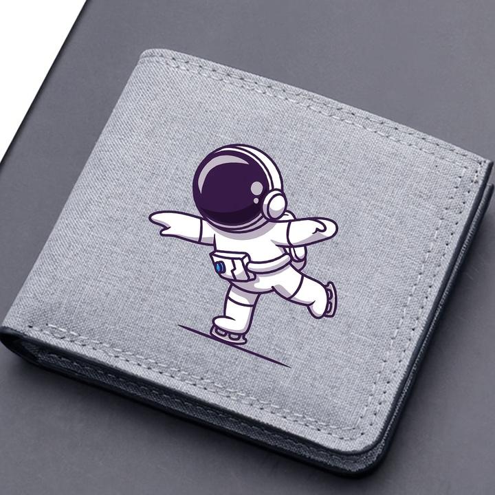 Image du produit Only-Bags.Store 1pc Leichtes, tragbares Kreditkartenetui, Münzfach, perfektes Geschenk, 2D Flachdruck, schwarzes