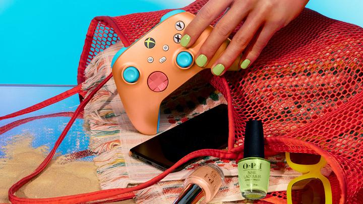 Produktbild Microsoft Xbox Wireless Controller - Sunkissed Vibes OPI (Special Edition) (Xbox Series X, Xbox Series S, Xbox One X, Xbox One S, PC)