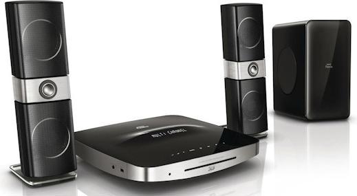 Philips HTS9221/12, 3D 2.1 Blu-ray SoundHub, Ipod Dock (135 W)