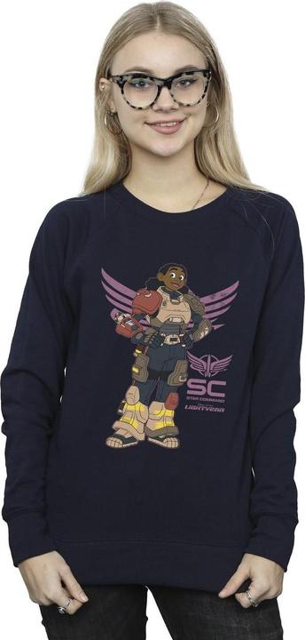 Actual product image Disney Womens/Ladies Lightyear Izzy Star Command Sweatshirt (S)