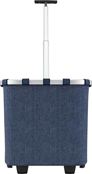 Actual product image reisenthel Shopping Trolley Carrycruiser Herringbone Dark Blue