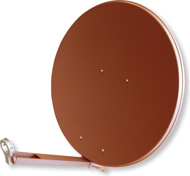 Televes S760CL-Z - 10.75 - 12.75 GHz - 38.2 dBi - 26 dB - Red - 750 mm - 800 mm (Parabolic antenna, 38.20 dB, UKW / MW / LW)