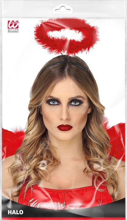 Actual product image Widmann Marabou Heiligenschein Rot
