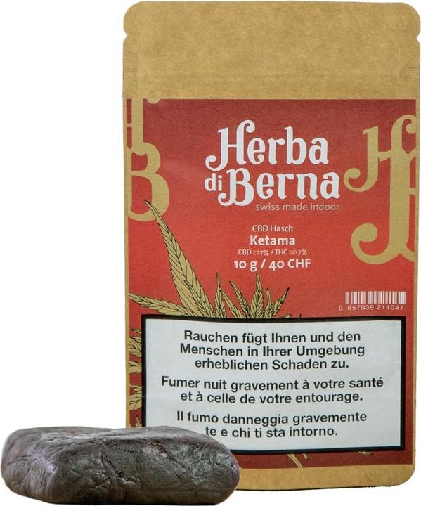 Immagine prodotto Herba di Berna CBD Hash Ketama (10 g, Interno)