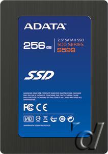 Actual product image Adata SSD S599 256GB, SATA-II, 2.5 inch, MLC (256 GB, 2.5")