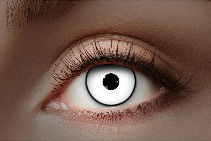 Produktbild Metamorph UV White Manson Jahreslinsen für Fasching Halloween (Weiss)