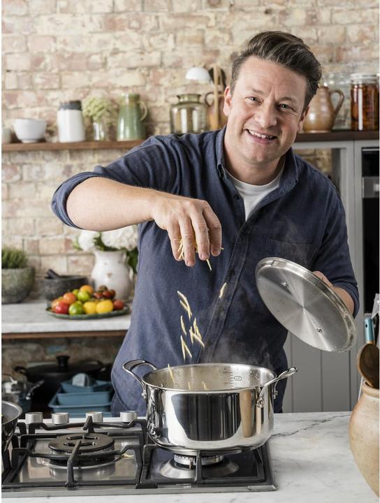 Actual product image Tefal Jamie Oliver Cook's Classic Set (16 cm, Pan set + pot set, Stainless steel)