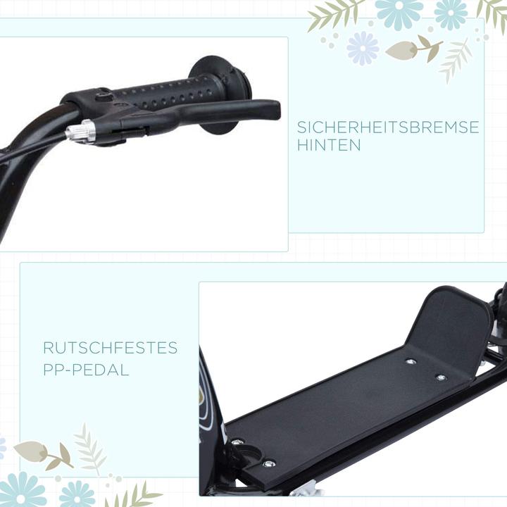 Produktbild Homcom Kinderroller Anti-Rutsch Trittfläche, Metallfahrradständer zum Parken
