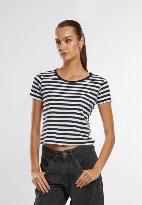 Immagine prodotto Urban Classics Maglietta corta a righe da donna - 142651 (3XL)