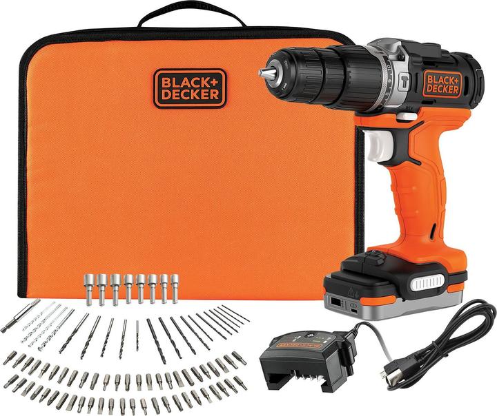 Actual product image Black & Decker BDCHD12S1XJ (Rechargeable battery operated)