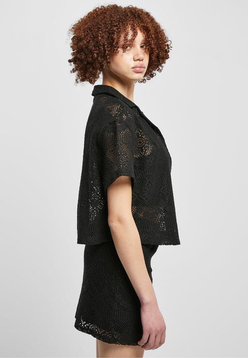 Produktbild Urban Classics Ladies Crochet Lace Resort Shirt (4XL)