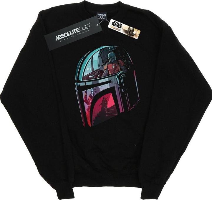 Star Wars The Mandalorian Mandalore Helmet Reflection Sweatshirt (XL)