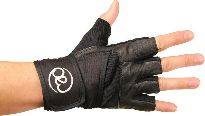 Actual product image Fitness Mad Unisex Adult Leather Weightlifting Gloves (L)