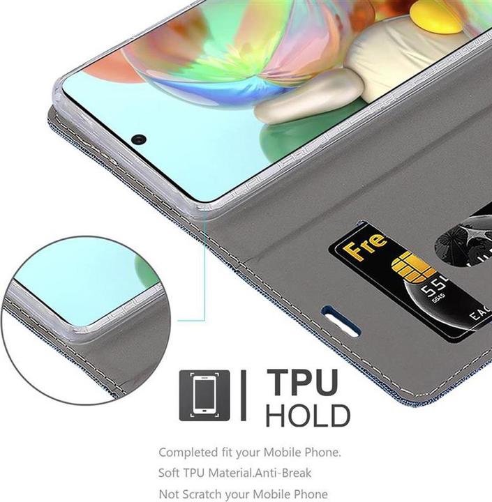 Actual product image Cadorabo Book Jeans Optics Cover (Samsung Galaxy A71 5G)