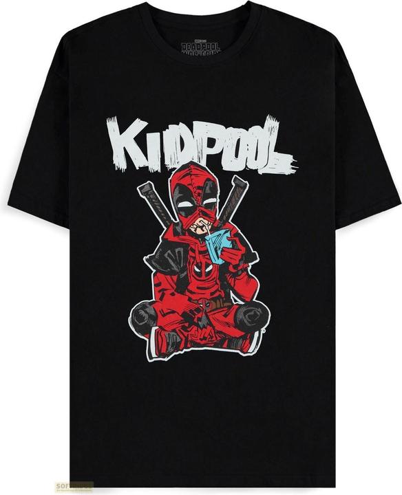 Difuzed Deadpool - Kidpool Got The Juice - Men's Short Sleeved T-shirt - L (L)