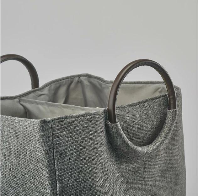 Actual product image Aquanova Laundry basket Jada 85 l, silver grey (85 l)
