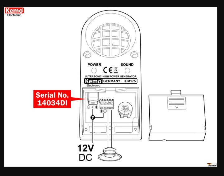 Actual product image Kemo Animal repeller multifrequency M