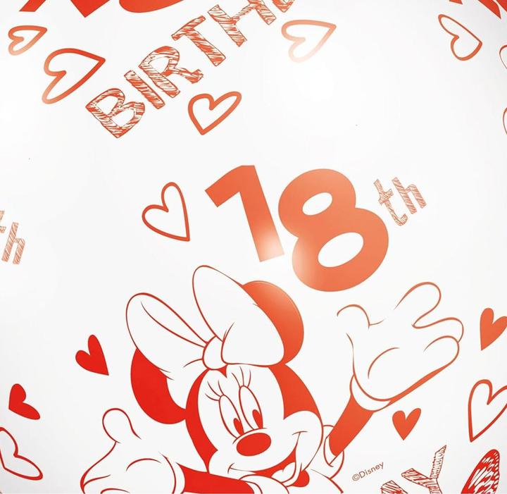 Produktbild Disney Ballons Latex 18. Geburtstag 5erPack