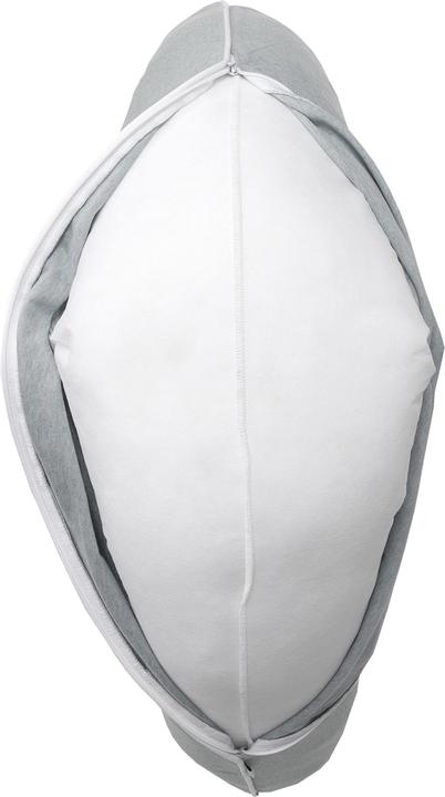 Produktbild nordic coast company Stillkissen Bezug 180 cm Grau (38 cm)