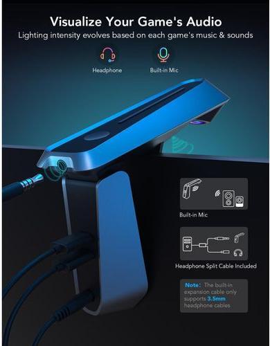 Image du produit Govee DreamView G1 Pro Lumière de jeu, RGBIC, WiFi (300 lm)