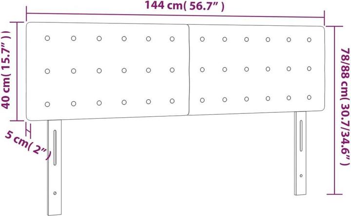 Produktbild VidaXL Kalli (144 x 5 x 88 cm)