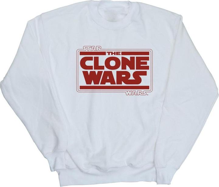 Actual product image Star Wars Mens Clone Wars Logo Sweatshirt (S)
