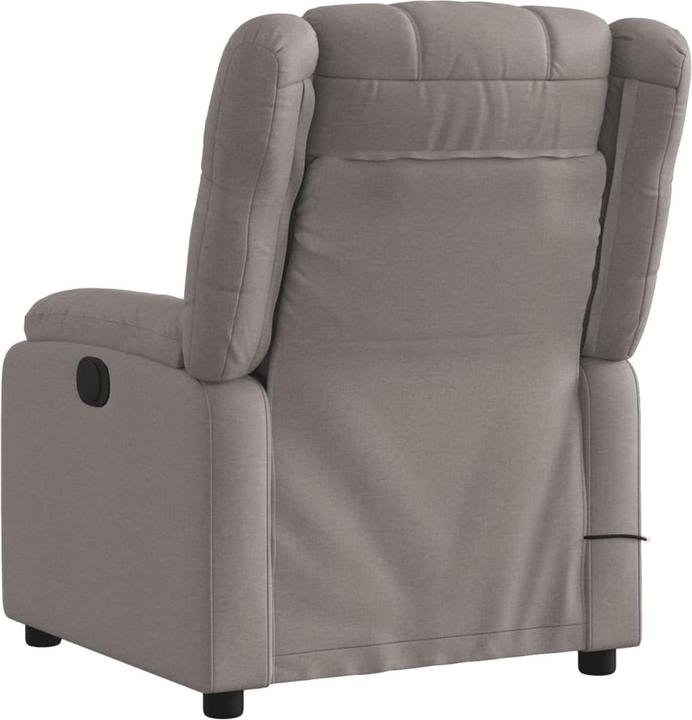 Immagine prodotto VidaXL Poltrona massaggiante Poltrona TV Poltrona relax Poltrona elettrica Tessuto Taupe