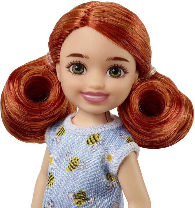 Actual product image Barbie Doll in flower dress with red hair